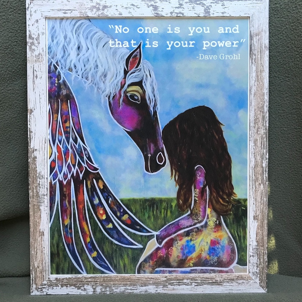 Horse inspirational Print Wall Art/Decor